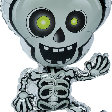 Halloween Helium Ballon Skelet Leeg 65cm