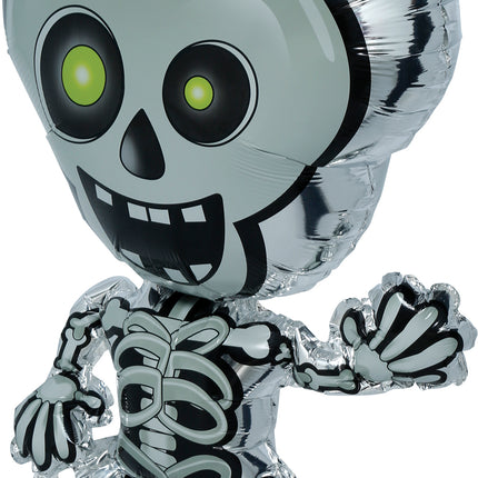 Halloween Helium Ballon Skelet Leeg 65cm