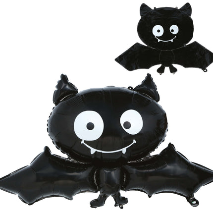 Halloween Helium Ballon Vleermuis Leeg 75cm