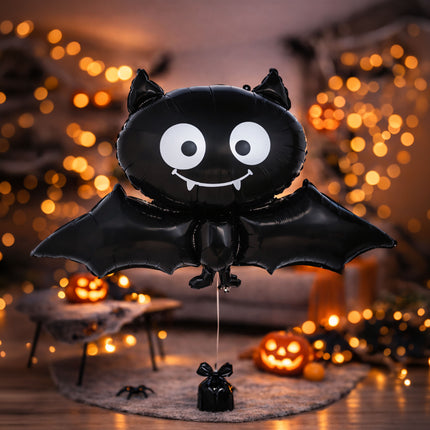 Halloween Helium Ballon Vleermuis Leeg 75cm