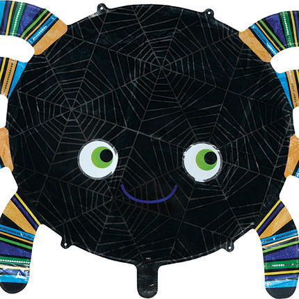 Halloween Helium Ballon Spin Leeg 75cm