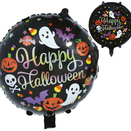 Halloween Helium Ballon Gekleurd Leeg 50cm