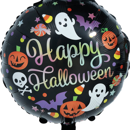 Halloween Helium Ballon Gekleurd Leeg 50cm