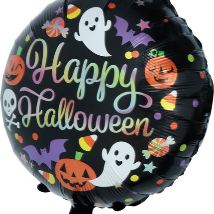 Halloween Helium Ballon Gekleurd Leeg 50cm