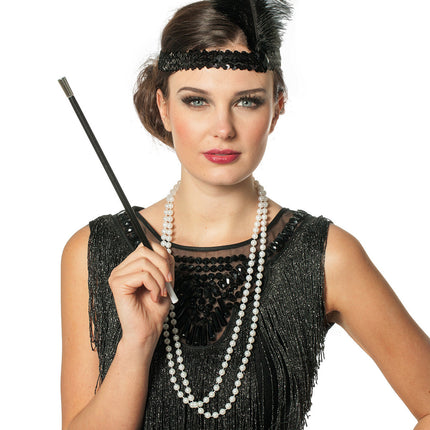Charleston Accessoireset Zwart 3 delig
