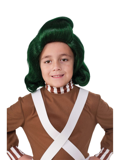 Oompa Loompa Pruik Kind