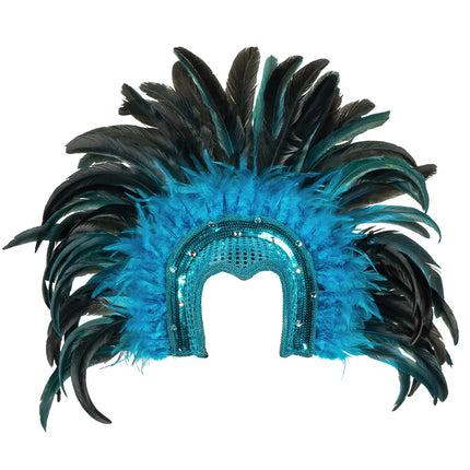 Hoofdtooi Samba turquoise