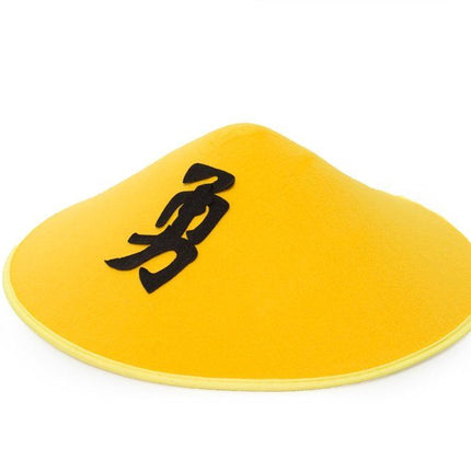 Chinees Hoedje Vilt Geel