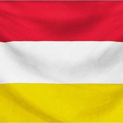 Vlag Oeteldonk - Rood/Wit/Geel - 90 x 150 cm