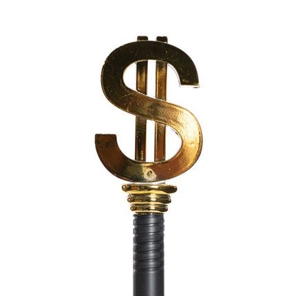 Dollars Toverstaf Goud 1,05m 3 delig