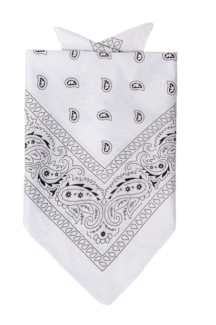 Witte Bandana 52cm
