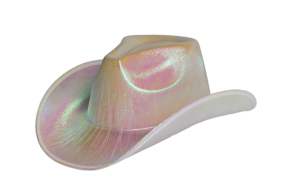 Cowboy Hoed Shiny Zilver
