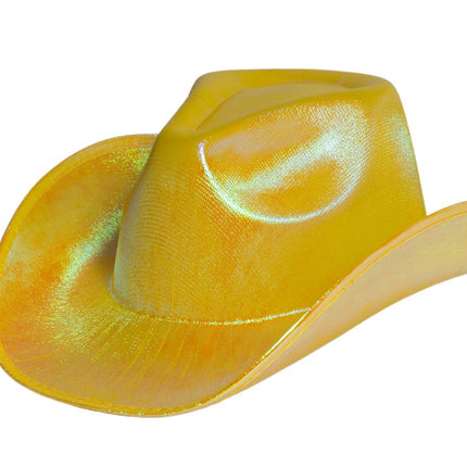 Cowboy Hoed Shiny Goud