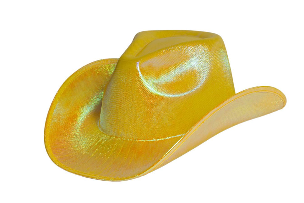 Cowboy Hoed Shiny Goud