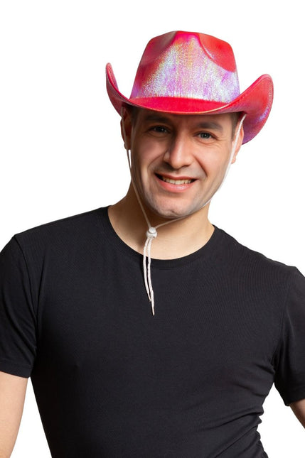 Cowboy Hoed Shiny Rood