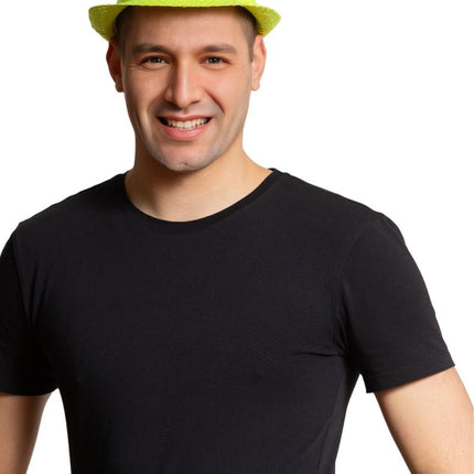 Pailletten Hoedje Neon Groen
