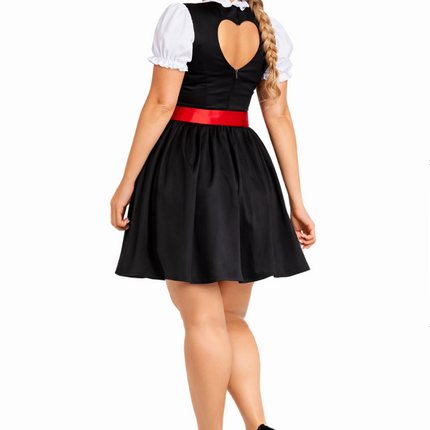 Rood Dirndl Jurk Oktoberfest Rosalie