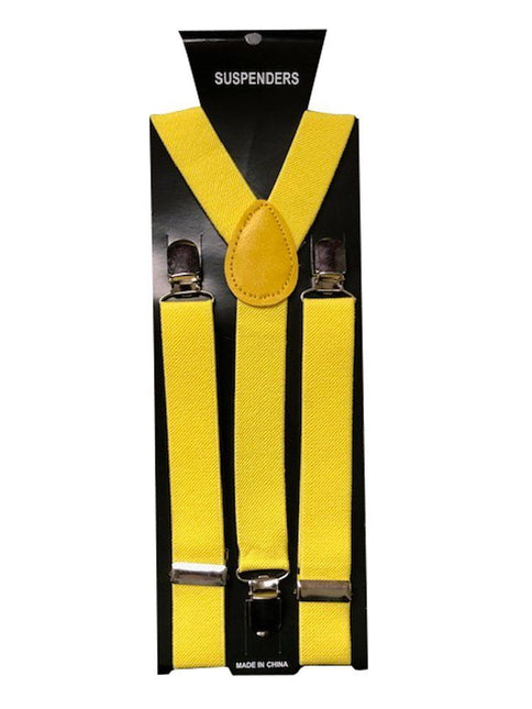 Bretels Geel - Breedte 2,5 cm