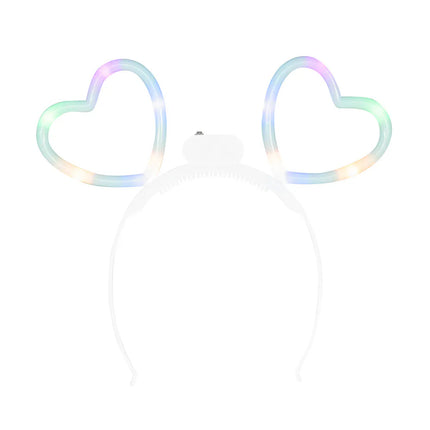 LED diadeem Glowing hearts