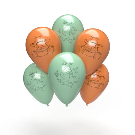 De Gruffalo Ballonnen Blauw Oranje 25cm 10st
