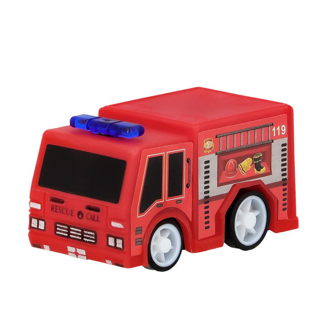 Brandweer Uitdeelcadeautjes Terugtrek Auto'S 5,3cm 4st van Boland koop je bij Partywinkel