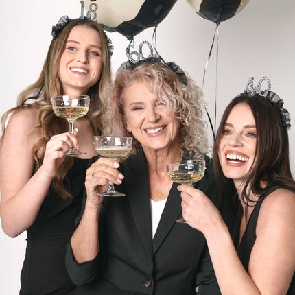 40 Jaar Haarband Zwart van Partydeco koop je bij Partywinkel