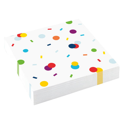 Servetten – Confetti Birthday – 33 x 33 cm – Set van 20