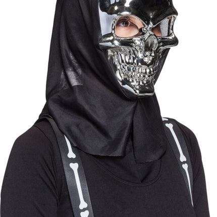 Skelet Masker Zilver