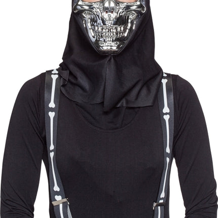 Skelet Masker Zilver