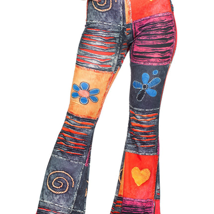 Hippie 60S Broek Dames Vormen