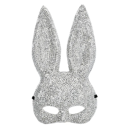 Halfmasker Bunny diamant
