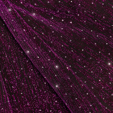 Paarse Broek Dames Flared Glitter