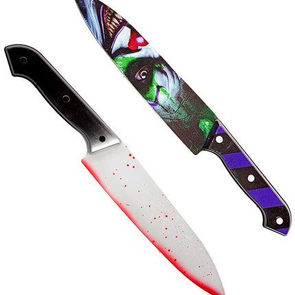 Nep Mes kwaadaardige clown 31cm