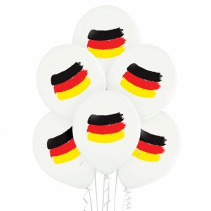 Duitsland Ballonnen Wit 30cm 10st