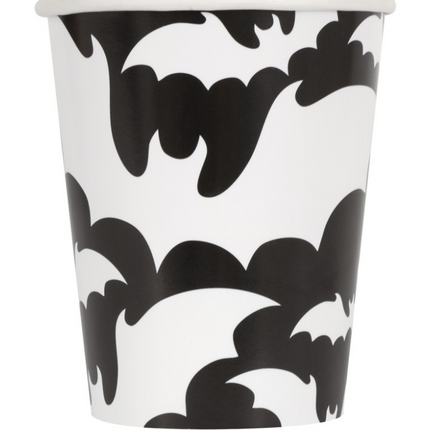 8 BATS HLWN 9OZ PPR CUP