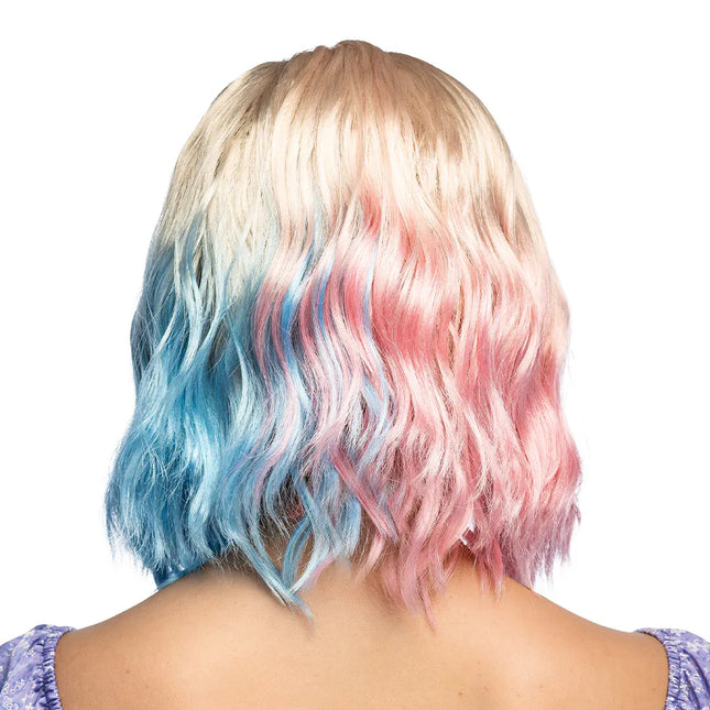 Blonde Pruik Dip Dye