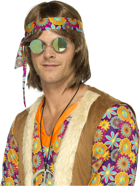 Hippie Bril Spiegelglas