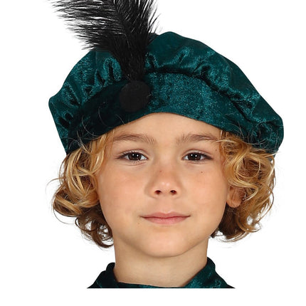 Pietenpak Kind Groen/Goud