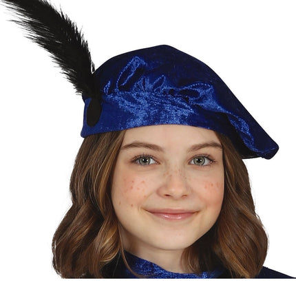 Pietenpak Jurk Kind Blauw/Goud