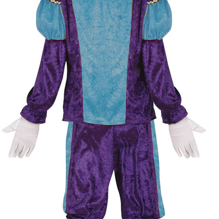 Pietenpak Kind Lichtblauw/Paars