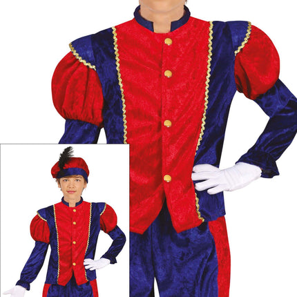 Pietenpak Kind Rood/Blauw