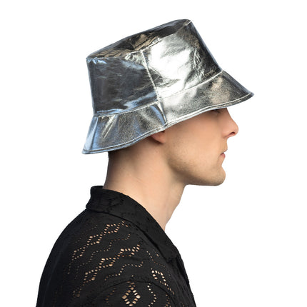 Bucket hat Glimmer zilver