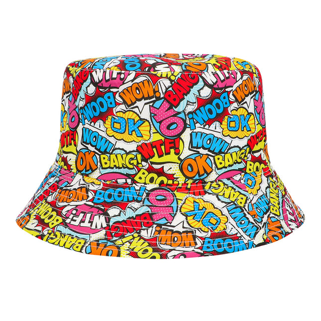 Bucket hat Rave pop art