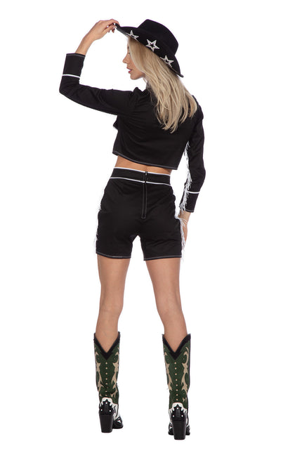 Cowgirl Kostuum Zwart Dames