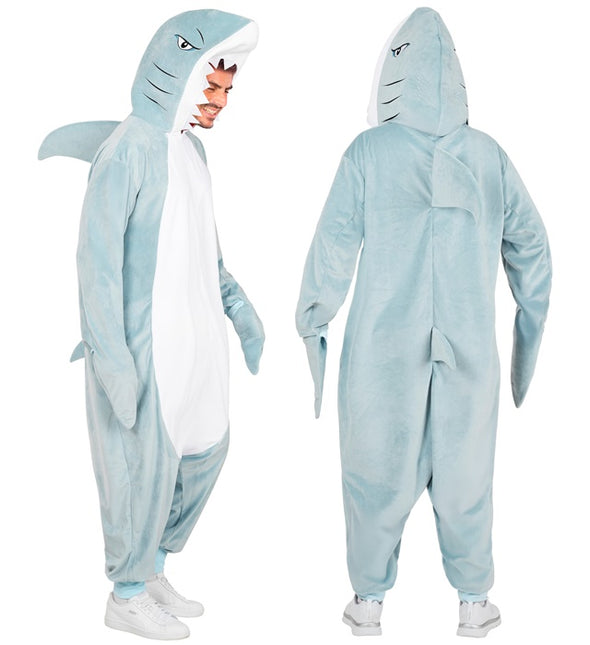 Haai Jumpsuit met Kap