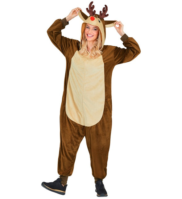 Rendier Kostuum Bruin Uni