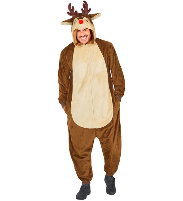 Rendier Kostuum Bruin Uni
