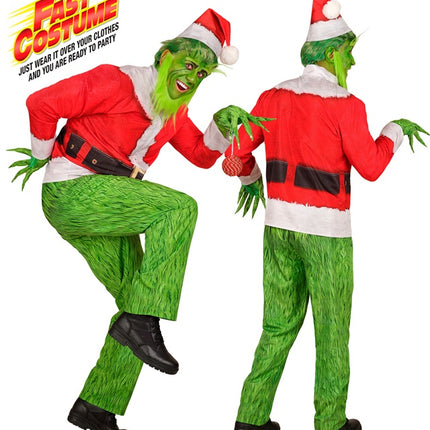 De Grinch Kostuum Rood Groen
