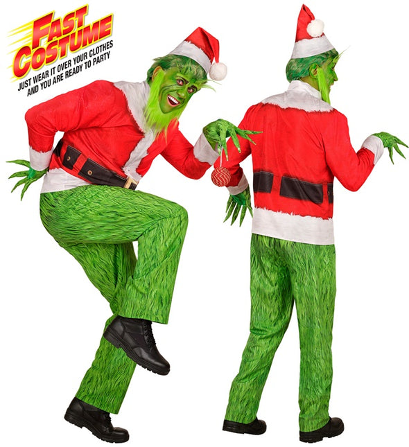 De Grinch Kostuum Rood Groen
