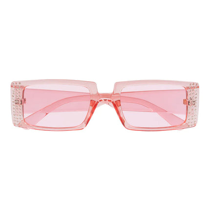 Set 2 Partybrillen Escape (zwart en roze)